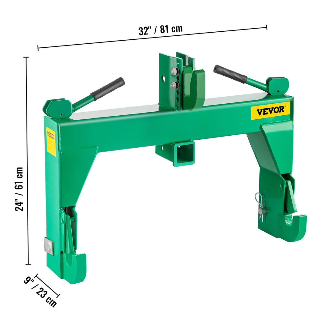 3-Point Quick Hitch, 3000 lbs Lifting Capacity, Category 1 & 2 Y787270