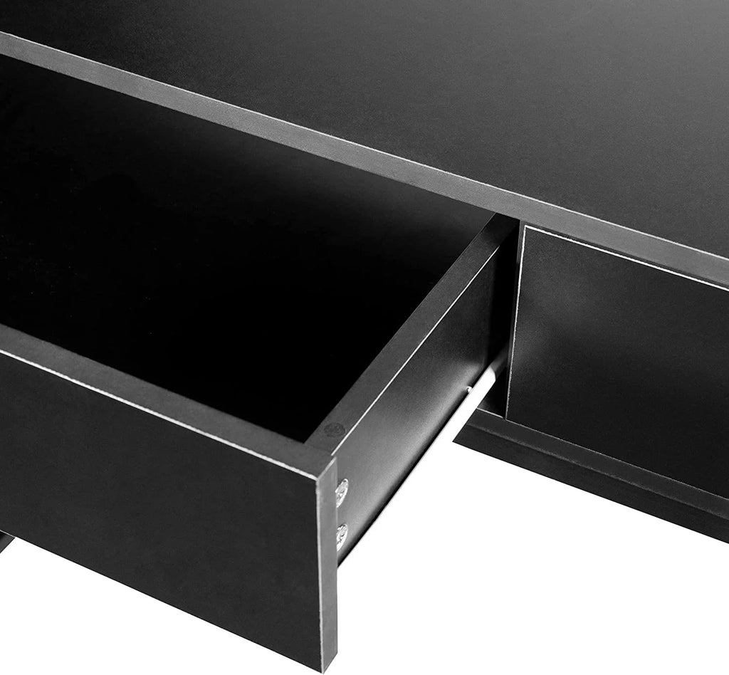 Black Computer Desk with Drawers F57733