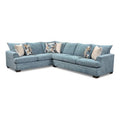 Oversized Blue Corner Sectional L258