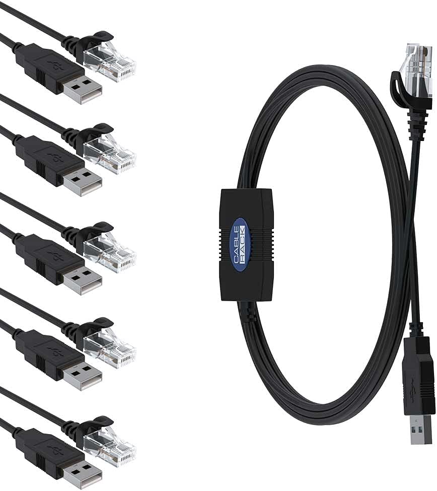 6ft USB to RJ45 Console Cable 5-Pack S534
