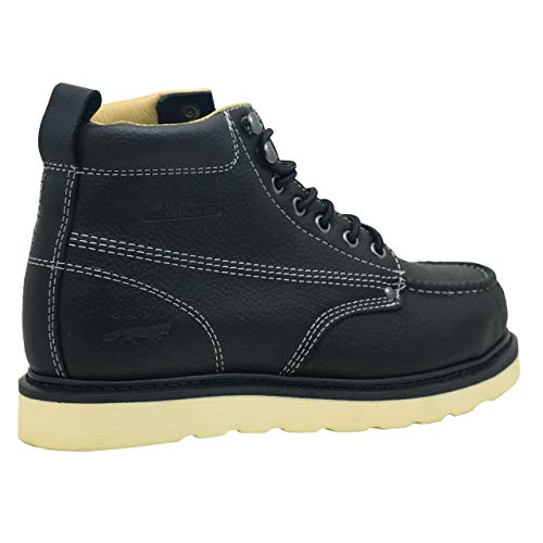 Steel Toe Work Boots 6" Moc Toe Wedge C236