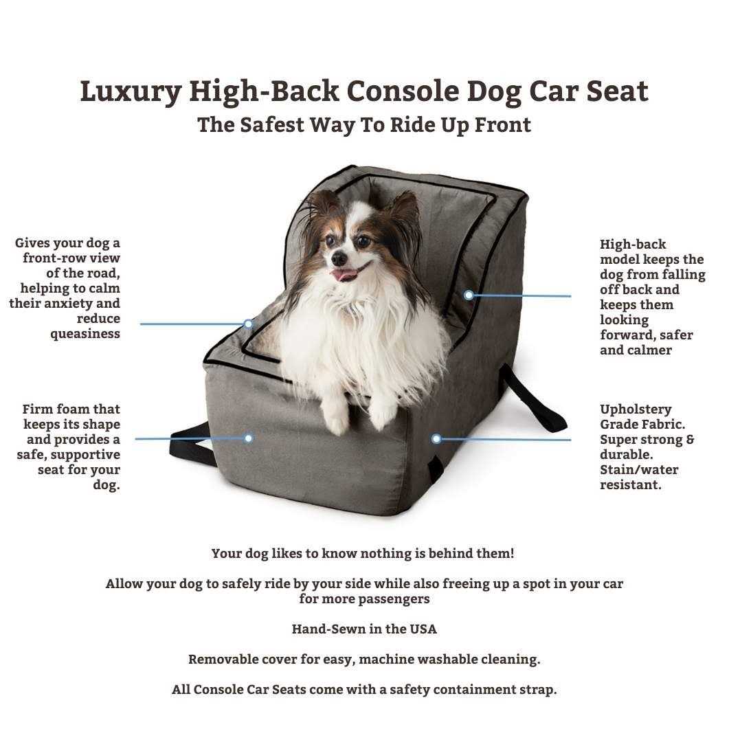 High Back Console Pet Car Seat J45046