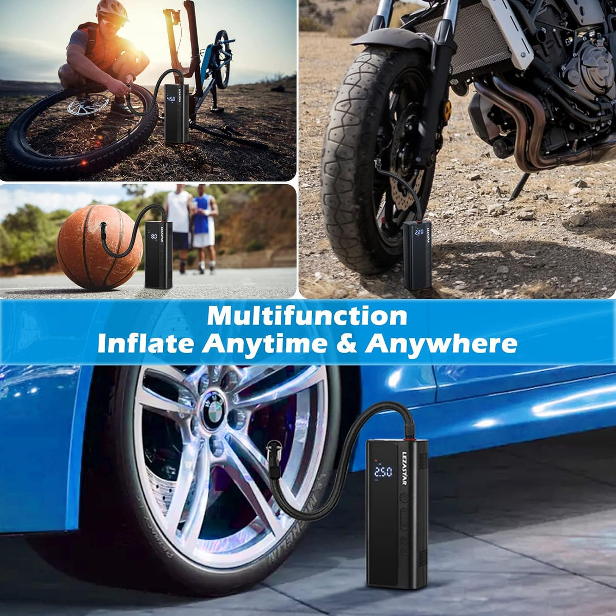 150 PSI Cordless Portable Air Compressor D4916