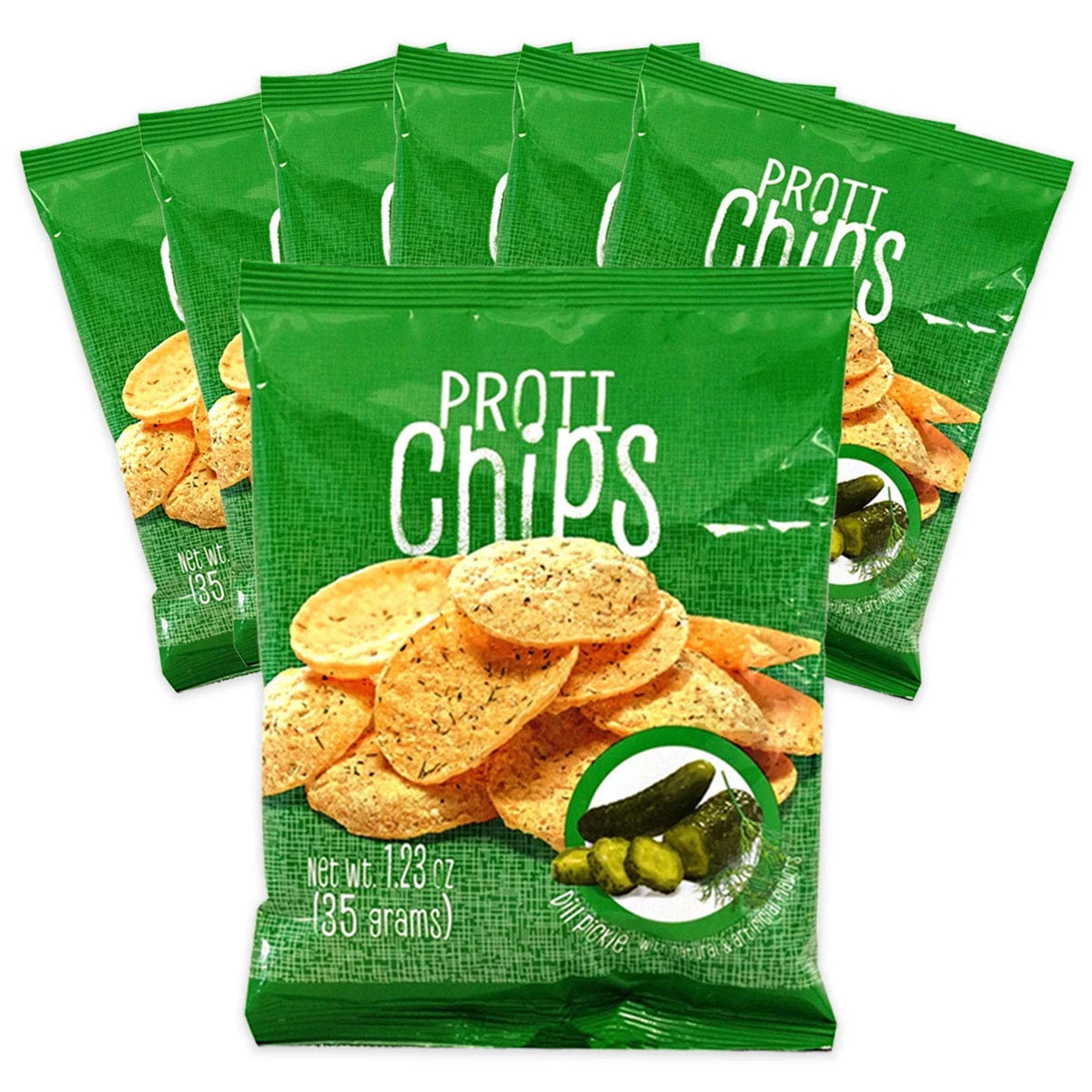 7 Bag High Protein Chips (Dill Pickle) C1795