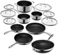 13 Piece Hybrid Stainless Steel Cookware Set E826