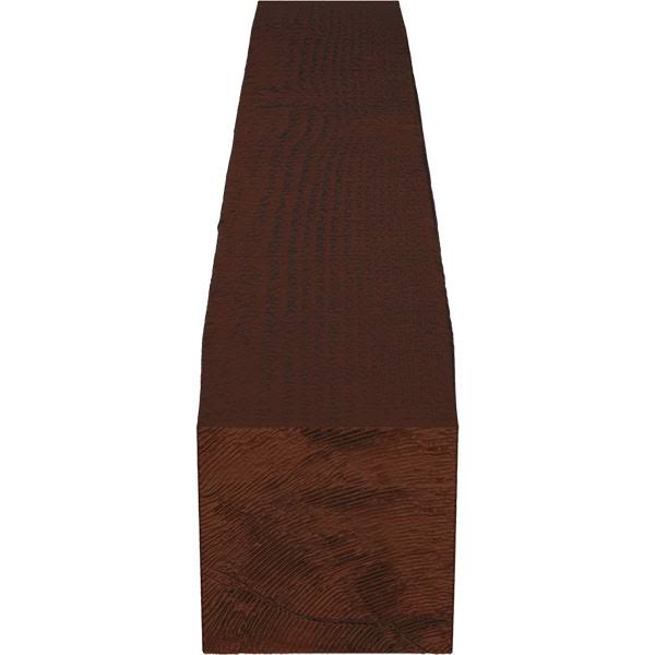 Rough Sawn Faux Wood Fireplace Mantel S95829