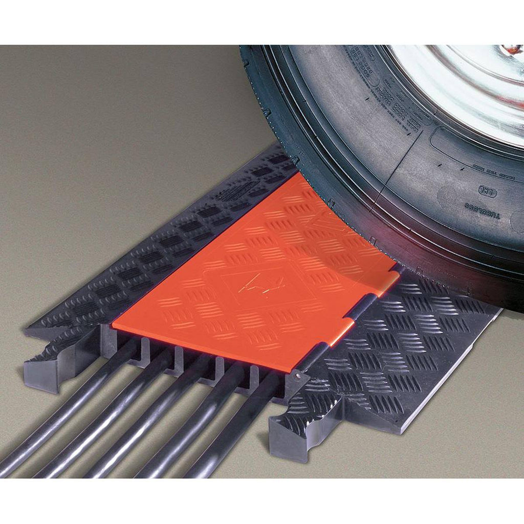 Black Orange 5-Channel Cable Protector Y935