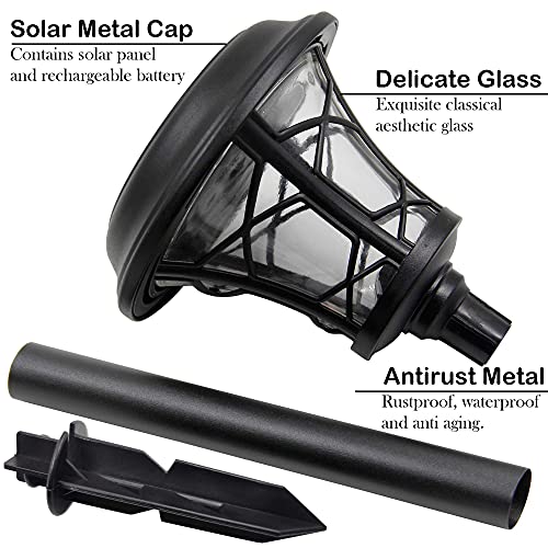 6 Pack Solar Powered Pathway Lights, Warm White D27242