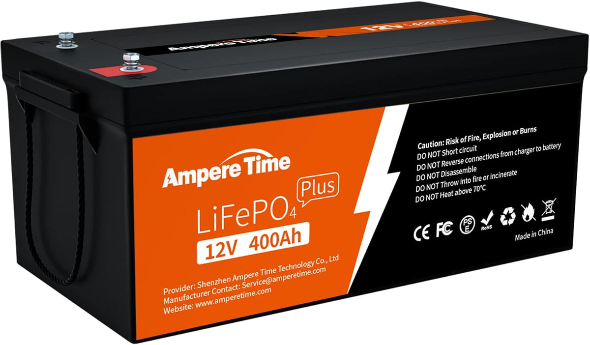 12V 400Ah Deep Cycle LiFePO4 Battery Pack with 250A BMS Z83000