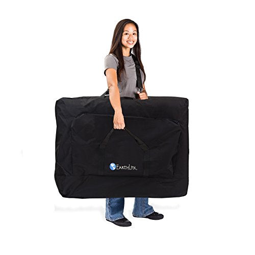 Portable Massage Table Ultra-Lightweight Aluminum Frame with Face Cradle & Carry Case (29lb) E370949