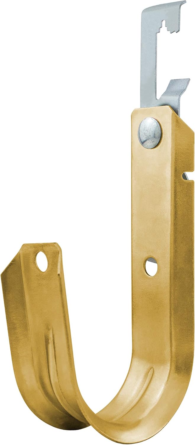 Heavy Duty Metal Cable & Wire Support J-Hook Hangers with Bat Wing Clip K2119