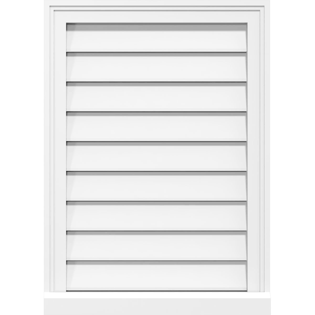 PVC Gable Vent B17600