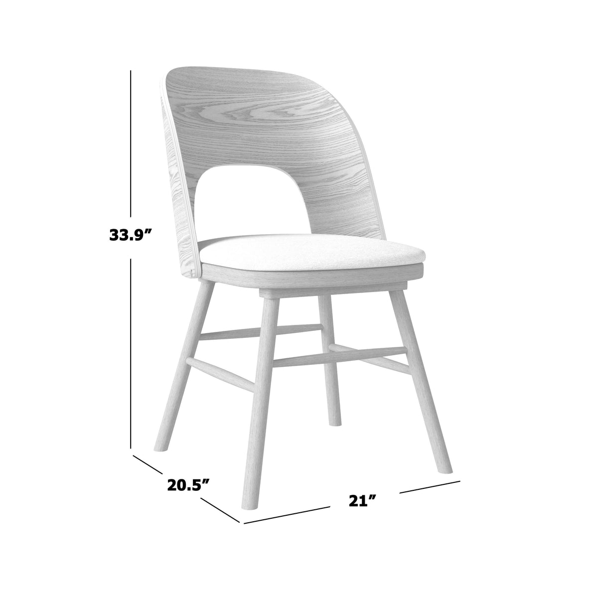 Kiwi Green Armless Side Chair Set of 2 Y68575