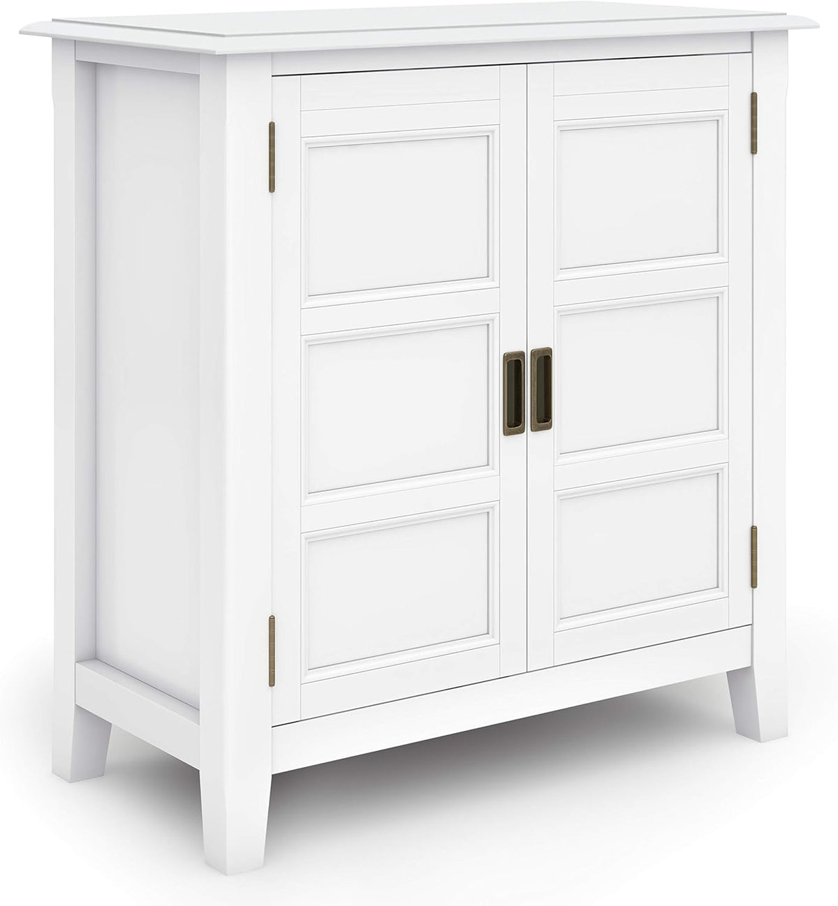 30 inch Wide Mahogany Brown Wood Storage Cabinet with 2 Doors N840854