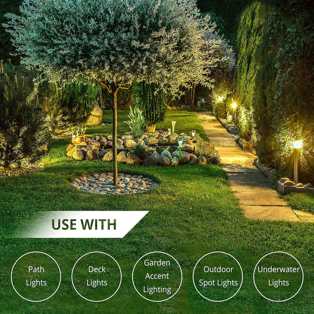 12-Gauge 2-Conductor 250 Feet Direct Burial Landscape Lighting Wire P6772