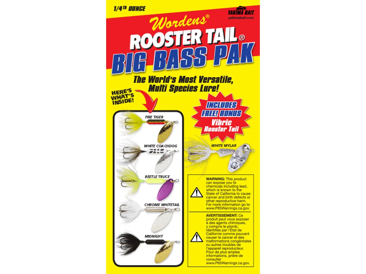 1/4OZ Rooster Tail Spinner Box Kit Y63970