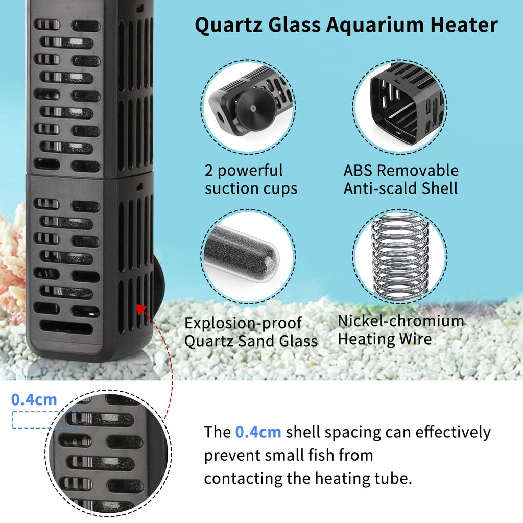 Aquarium Heater Submersible Fish Tank Heater P8978