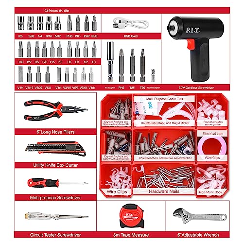 Mini Red 5-Drawer Steel Tool Box N30977