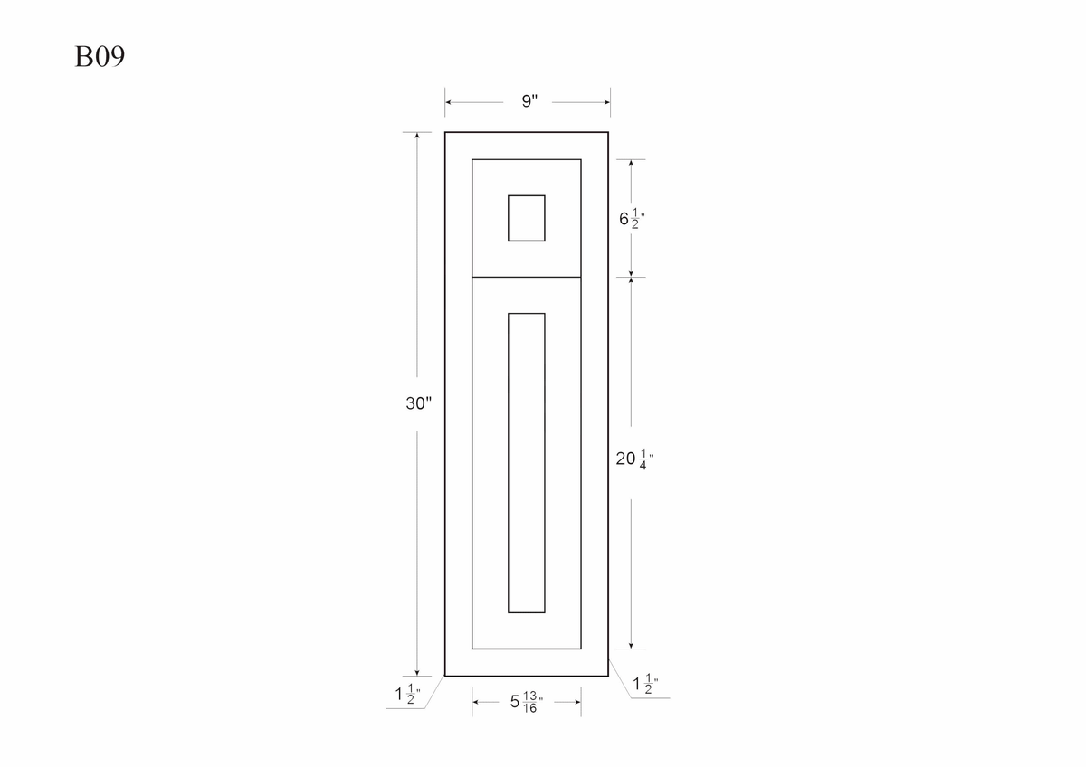 White Inset Raised Panel Base Cabinet J47963