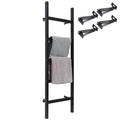 Black Wooden Blanket Ladder Z361550