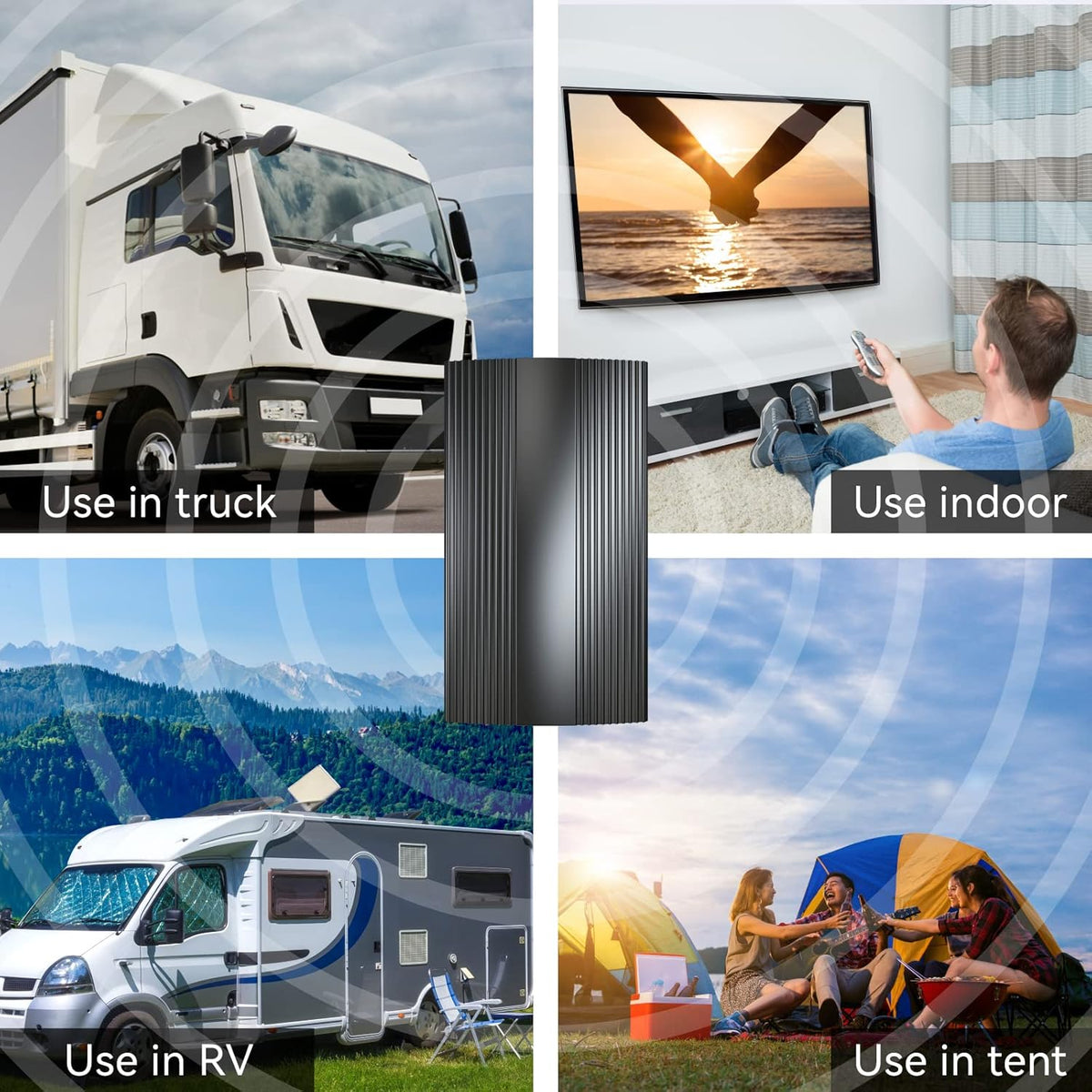 Digital HD TV Antenna with 28ft Coaxial Cable I139