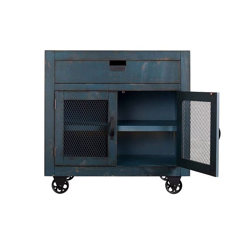 Blue 2-Door Accent Chest H604