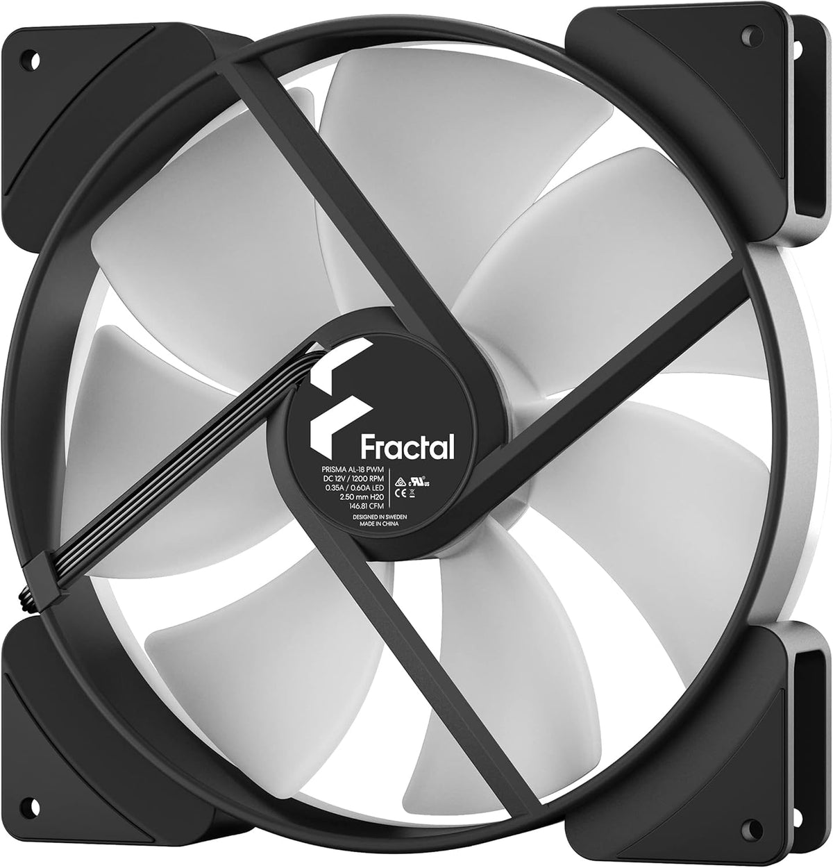 180 mm Addressable RGB LED Computer Case Fan (2-Pack) Z2556