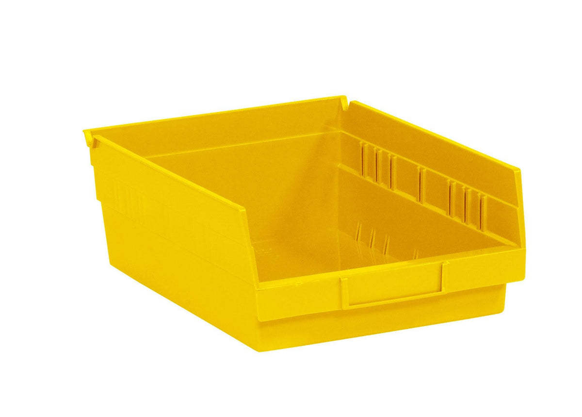 Plastic Shelf Bin Boxes Yellow 20/Case Z11075