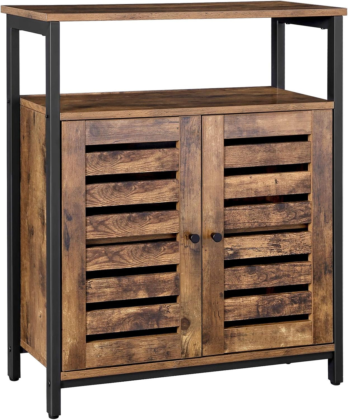 Rustic Brown Standing Storage Cabinet R5747