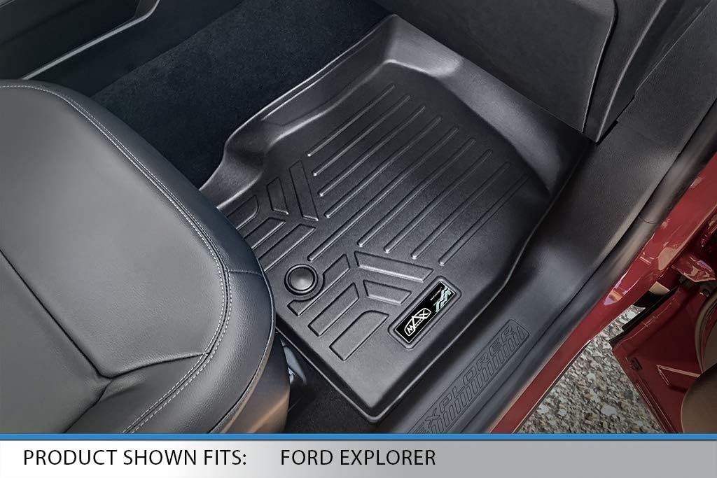 Black 3 Row Floor Mats and Cargo Liner Set S37035