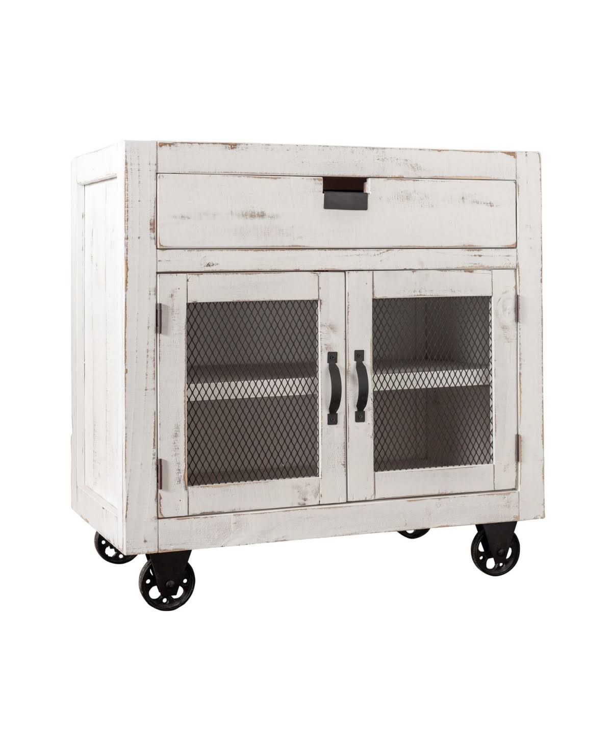 Blue 2-Door Accent Chest H604