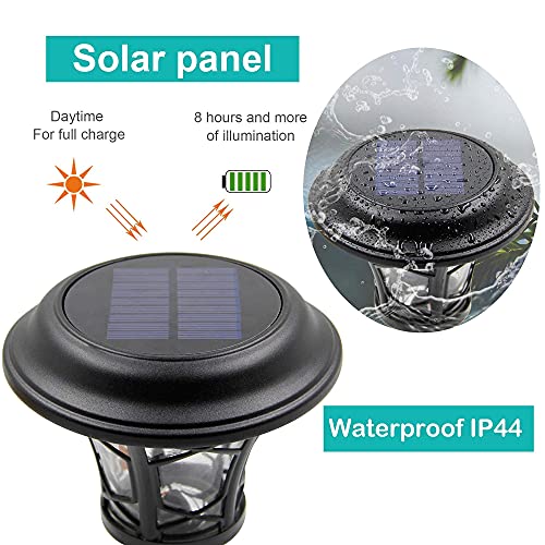 6 Pack Solar Powered Pathway Lights, Warm White D27242
