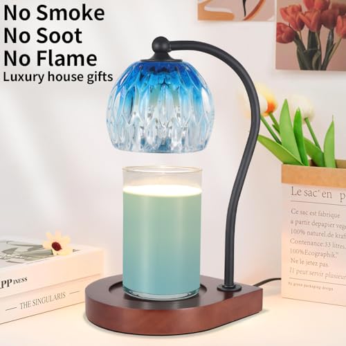 Black Electric Candle Warmer Lamp with Timer F616065