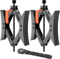 X Shaped Wheel Chock Stabilizers 2 Sets with Accessories I2962