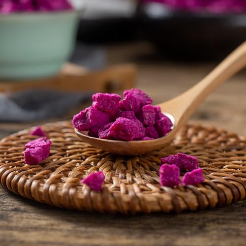 Freeze Dried Dragon Fruit Cubes No Sugar Added 3.5oz T172