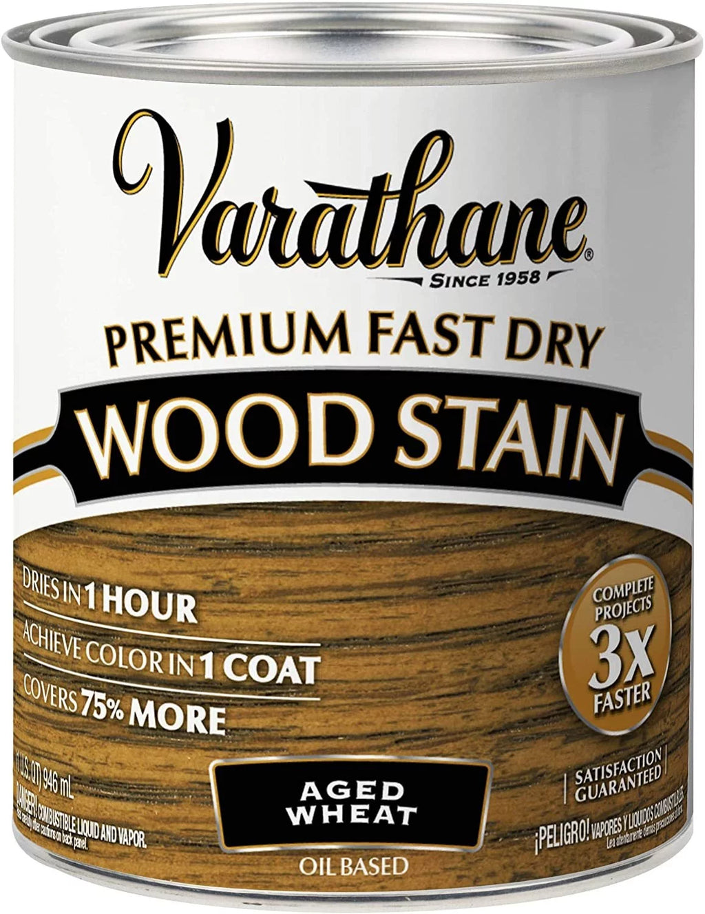 Quart Aged Wheat Fast Dry Wood Stain C7133