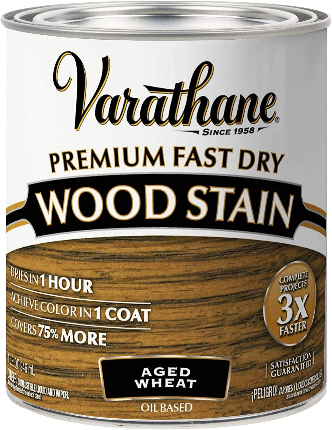 Quart Aged Wheat Fast Dry Wood Stain C7133