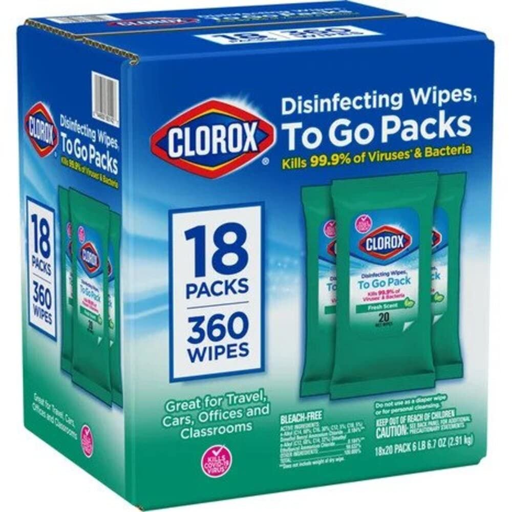 20 Count Pack of 18 Disinfecting Wipes T29317