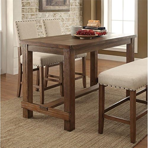 Wood Counter Height Dining Table T921