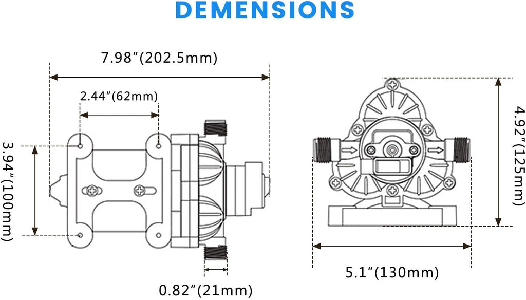 12 Volt DC Self Priming Transfer Pump Pack of 2 V700534
