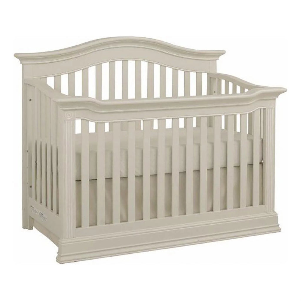Glazed White 4-in-1 Convertible Wood Crib R606