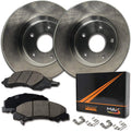 Max Brakes Premium OE Rotors with Carbon Ceramic Pads V484081
