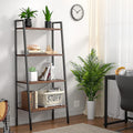4-Tier Wood Ladder Shelf Bookcase M4070