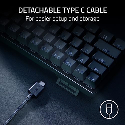 60% Gaming Keyboard with Clicky Optical Switches and PBT Keycaps E634