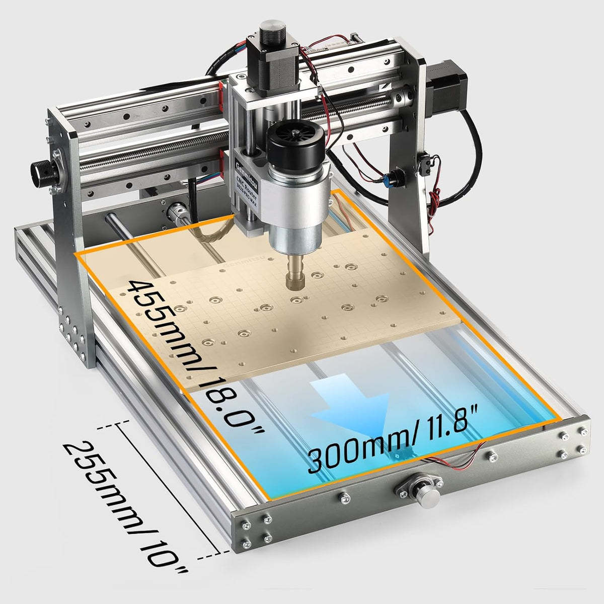 3020-PRO MAX V2 CNC Router Machine with Y-Axis Extension Kit B822