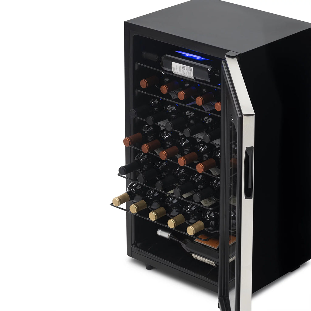 33 Bottle Stainless Steel Compressor Wine Fridge Q97788