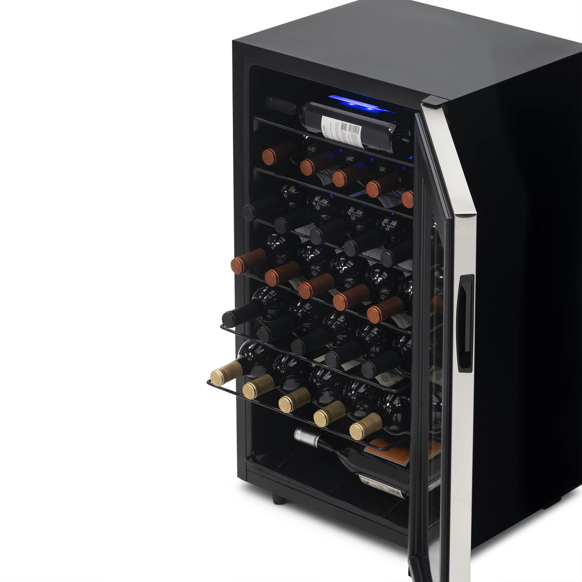 33 Bottle Stainless Steel Compressor Wine Fridge Q97788