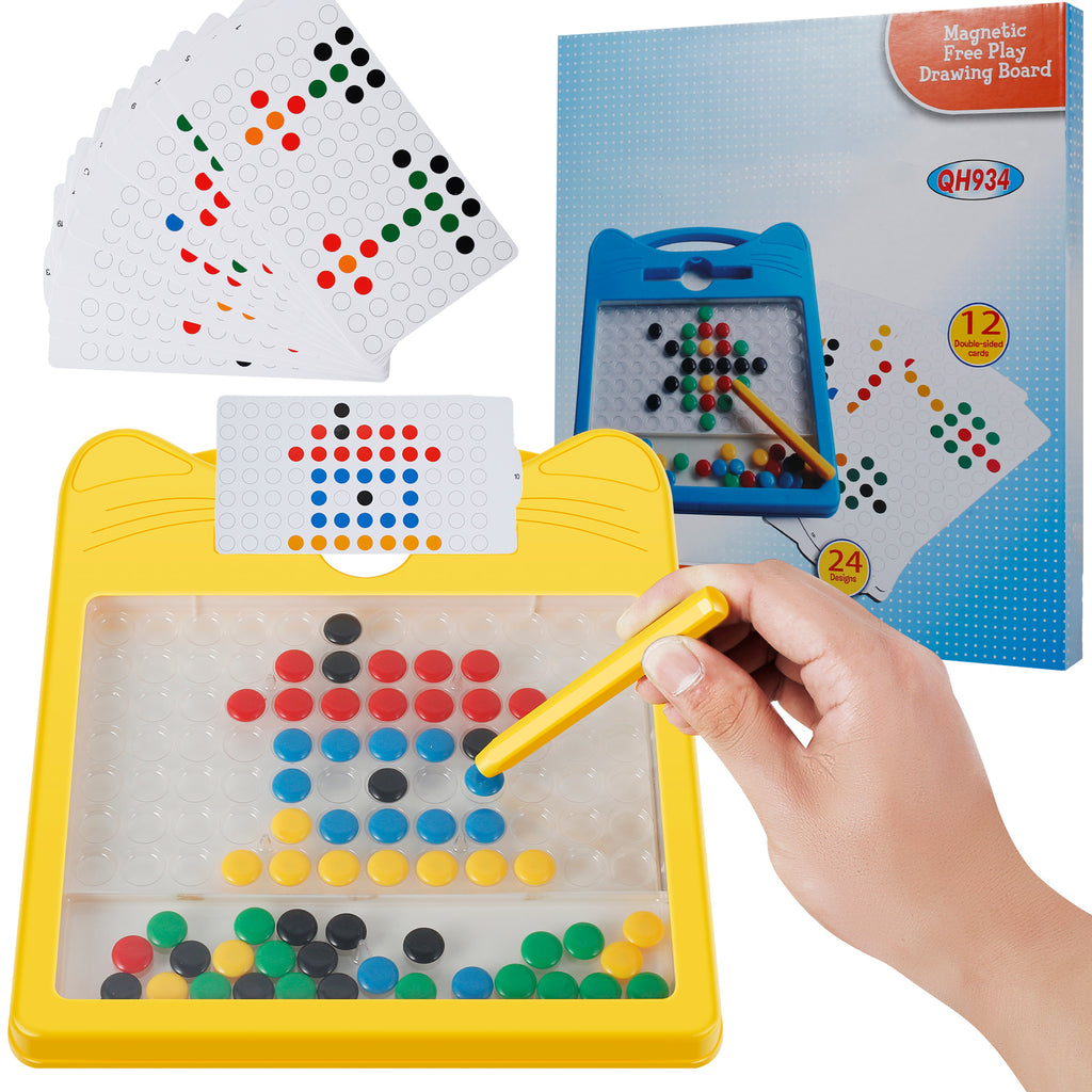 Magnetic Drawing Board with Magnetic Pen and Cards P8074