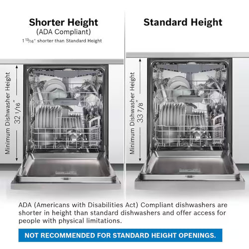 24 in. ADA Compliant Dishwasher with 3rd Rack K375