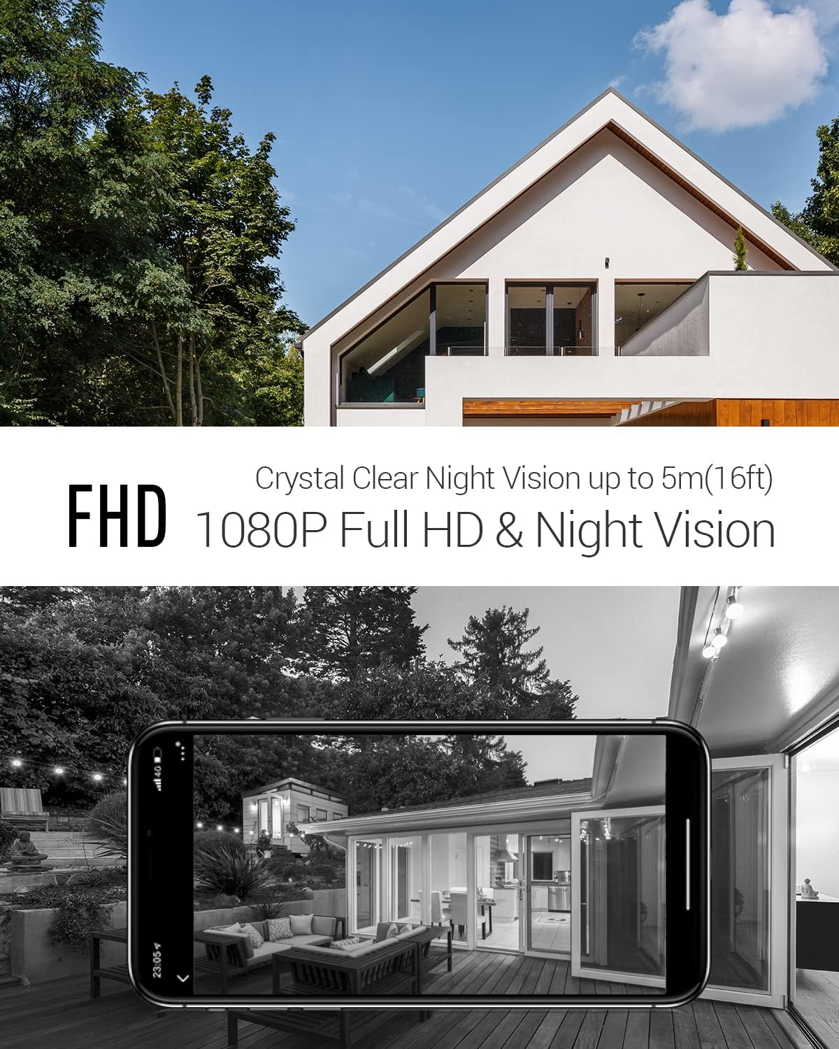 1080P Wired Security Camera with 2-Way Talk N8909
